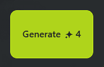 Higgsfield Generate button ready to create the AI image